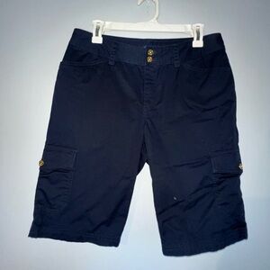 Chaps Navy Women's Cargo Shorts